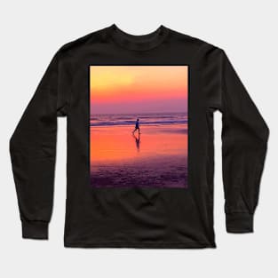 Burgundy evening walks - Goa Long Sleeve T-Shirt